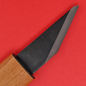 Close-up front blade Wood Carving marking blade Cutter Chisel craft knife Kiridashi Kogatana Japan Japanese tool woodworking carpenter