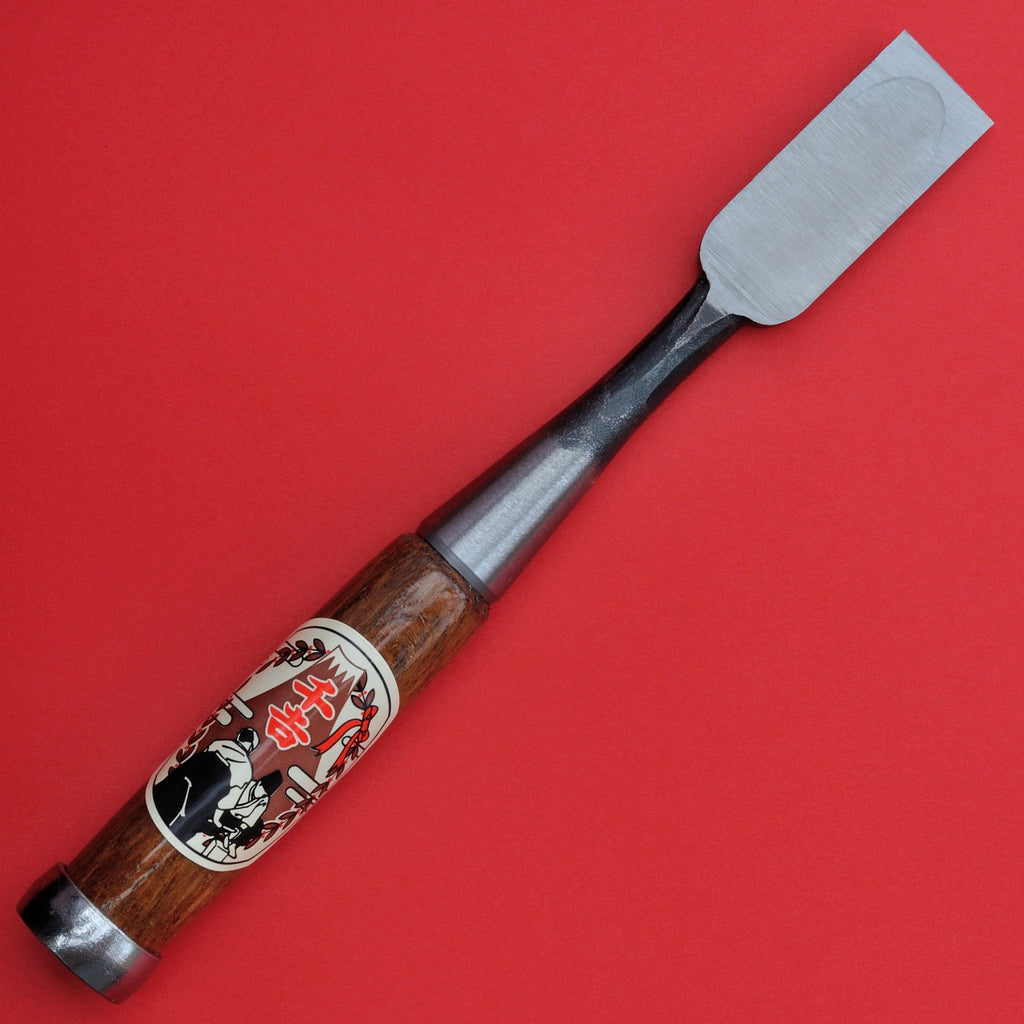 Vista trasera 24mm Japonés Senkichi cincel de madera oire nomi Japón Japonés herramienta carpintería