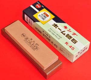 Verpackung Gebrauchsanleitung Wetzstein Wasserschleifstein KING K-45 #1000 Japan Japanisch Schleifstein Wasserstein Abziehstein