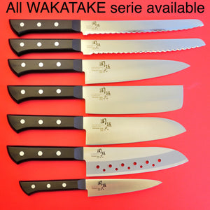 7 Cuchillos de cocina Santoku KAI WAKATAKE Japón Japonés 