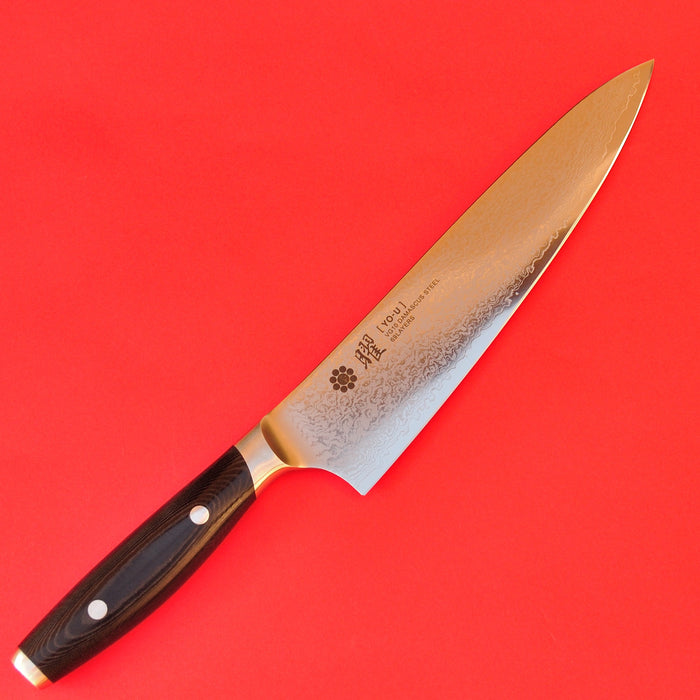 YAXELL YO-U 69 Damascus chef knife 210mm