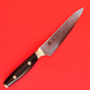 YAXELL YO-U 69 layers Damas Damascus Petit knife 120mm VG-10 rockwell 61 Japan japanese
