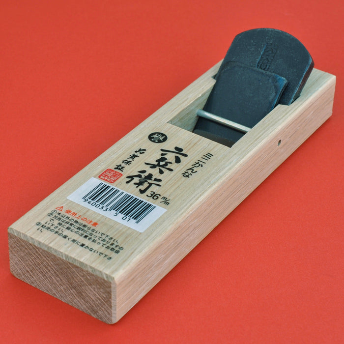 Plaina de madeira de 36mm "Rokube" Kanna