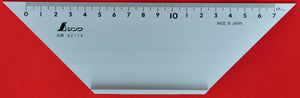 Rückansicht Rückseite Shinwa Gehrungswinkel Gehrung 62114 für 45° + 90° + 135° Winkel Japan Japanisch Werkzeug Schreiner