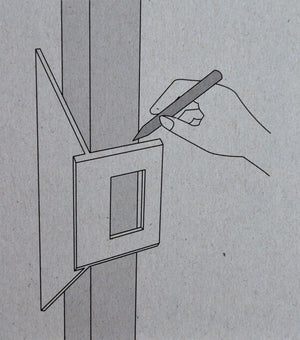 Embalagem Manual SHINWA 62114 mitra quadrada 45 + 90 + 135 Graus Japão Japonês ferramenta carpintaria