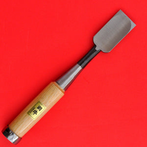 Vista traseira 30mm Japonês Tōgyū oire nomi Formão punho madeira Japão ferramenta carpintaria 
