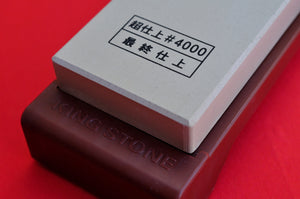 Nahaufnahme Wetzstein Wasserschleifstein KING S-45 #4000 Japan Japanisch Schleifstein Wasserstein Abziehstein