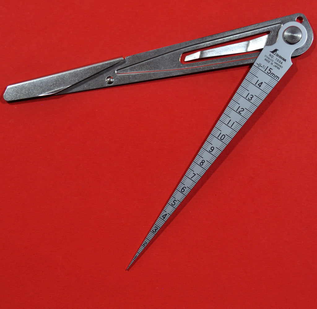 SHINWA Taper Welding Gauge Gage Test Welder Inspection 1-15mm 62603 Japan Japanese tool