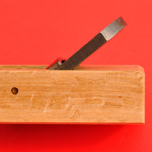 Nahaufnahme Seitenansicht Holzhobel Kakuri Kanna 60mm Japan Hobel Japan Japanisch Werkzeug Schreiner