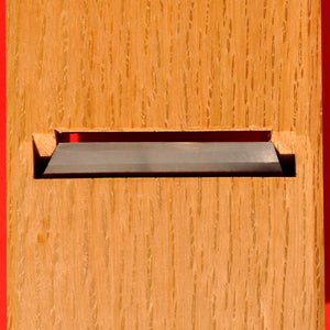 Primer plano Cepillo japonés para madera Kakuri kanna 60mm Japón herramienta carpintería