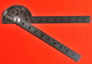 SHINWA Winkelmesser 10cm Edelstahl 62995 Geöffnet